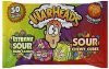 War Heads extreme sour hard candy/sour chewy cubes Calories