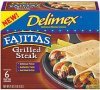 Delimex fajitas grilled steak Calories