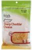 Lowes foods fancy shredded cheese sharp cheddar Calories
