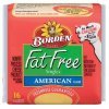 Borden fat free american cheese singles Calories