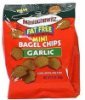 Manischewitz fat free mini bagel chips garlic Calories