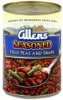 Allens field peas and snaps seasoned Calories