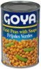 Goya field peas with snaps Calories