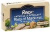 Reese filets of mackerel skinless & boneless Calories