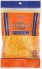 Hy-Vee finely shredded cheese natural, mild cheddar Calories