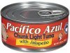 Pacifico Azul fish chunk light tuna with jalapeno Calories