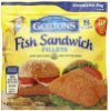 Gortons fish sandwich fillets Calories
