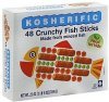 Kosherific fish sticks crunchy Calories