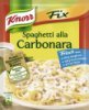 Knorr fix spaghetti alla carbonara Calories