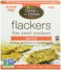 Doctor in the Kitchen flackers crackers flax seed, savory Calories