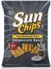 Sun Chips flavored multigrain snacks peppercorn ranch Calories