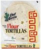 Chef Garcia flour tortillas burrito style Calories