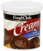 Food Club frosting creamy, milk chocolate Calories