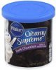 Pillsbury frosting creamy supreme dark chocolate Calories