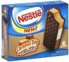 Nestle frozen dairy dessert sandwiches caramel trio Calories