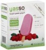 Yasso frozen greek yogurt bars raspberry Calories