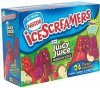 IceScreamers frozen juice pops juicy juice assorted Calories