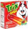 Trix frozen pops assorted flavors Calories
