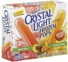 Crystal Light frozen pops fruit punch, classic orange Calories