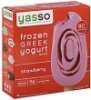 Yasso frozen yogurt bars greek, strawberry Calories