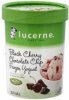 Lucerne frozen yogurt black cherry chocolate chip Calories