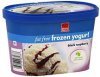 Harris Teeter frozen yogurt fat free, black raspberry Calories