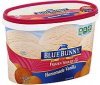 Blue Bunny frozen yogurt fat free, homemade vanilla Calories