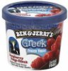 Ben & Jerrys frozen yogurt greek, raspberry fudge chunk Calories