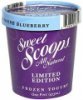 Sweet Scoops frozen yogurt limited edition, wild maine blueberry Calories