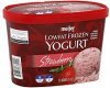 Meijer frozen yogurt low fat, strawberry Calories