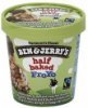 Ben & Jerrys frozen yogurt lowfat, half baked Calories