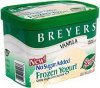 Breyers frozen yogurt vanilla with real vanilla bean specks Calories