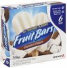 Safeway fruit bars coconut cream Calories