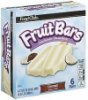 Food Club fruit bars coconut flavored ice Calories