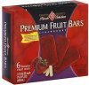 Private Selection fruit bars premium, strawberry Calories