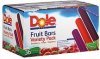 Dole fruit bars variety pack Calories