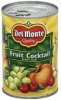 Del Monte fruit cocktail in heavy syrup Calories