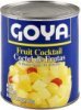 Goya fruit cocktail in heavy syrup Calories