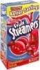Fruit Streamers fruit flavored snack rolls strawberry fusion Calories