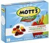 Motts fruit flavored snacks assorted fruit Calories