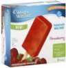 Weight Watchers fruit ice bar fat free, strawberry Calories