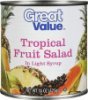 Great Value fruit salad tropical Calories