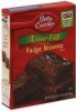 Betty Crocker fudge brownie mix low fat, family size Calories
