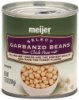 Meijer garbanzo beans Calories