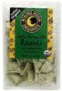 Rising Moon Organics garlic gorgonzola ravioli with spinach pasta Calories