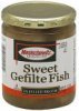 Manischewitz gefilte fish sweet, in jelled broth Calories