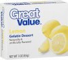 Great Value gelatin dessert lemon Calories