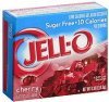 Jell-o gelatin dessert low calorie, sugar free, cherry Calories