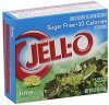 Jell-o gelatin dessert low calorie, sugar free, lime Calories