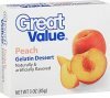 Great Value gelatin dessert peach Calories